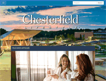 Tablet Screenshot of chesterfieldlifestyle.com